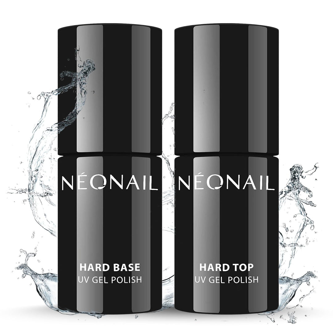NEONAIL UV Set Hard Base ml und Hard Top 7,2 ml - UV Nagellack - Unterlack - Überlack - Top Coat - B