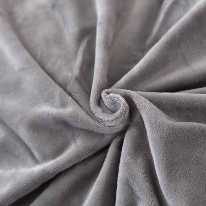 EMME Plüsch Bettwäsche Set 200x200cm Biber Flauschige Bettdecke Set für Bett Shaggy und Plüsch weich