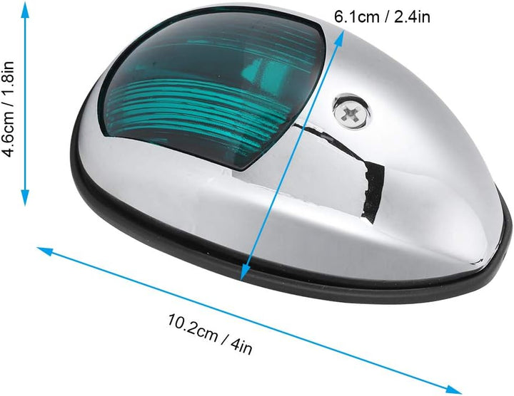 Navigationslicht für Boote, 12 V Wasserdichtes LED-Marine-Navigationslicht, Einfach zu Installierend
