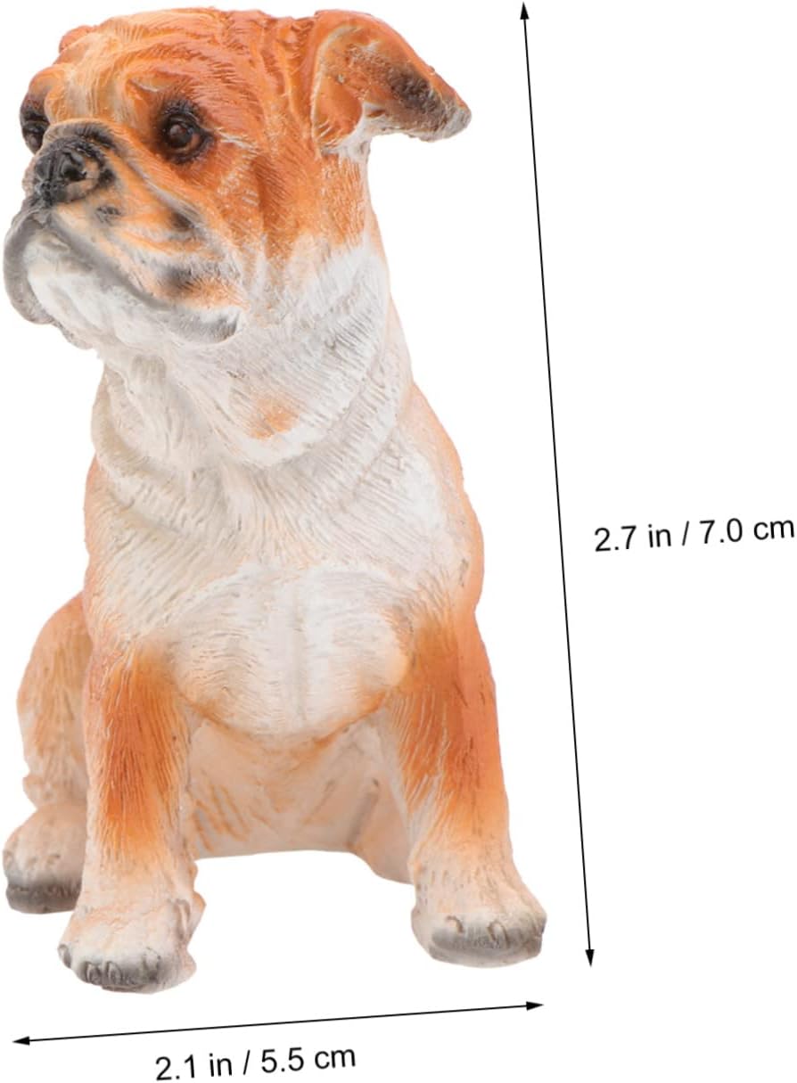 Cabilock Tier-Ornament 12st Welpen-Ornament-Harz Harz Hundefiguren Mini Harz Welpenpuppe Auto Dekor