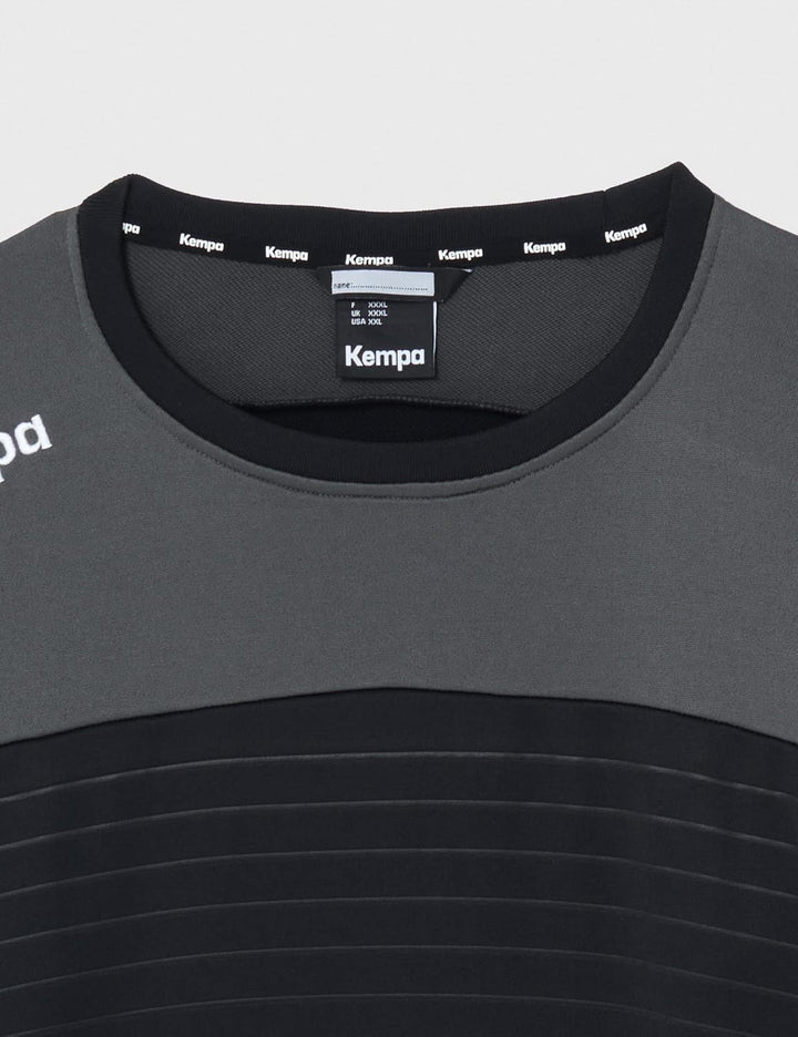 Kempa Unisex Kinder Emotion 2.0 Longsleeve Kinder Longsleeve, Schwarz/Anthra