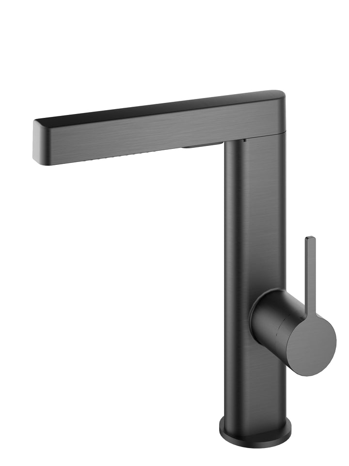ALPHA HOME Wasserhahn Küche Schwarz, 2 Modi Küchenarmatur mit Brause Ausziehbar, Armatur Küche 360°