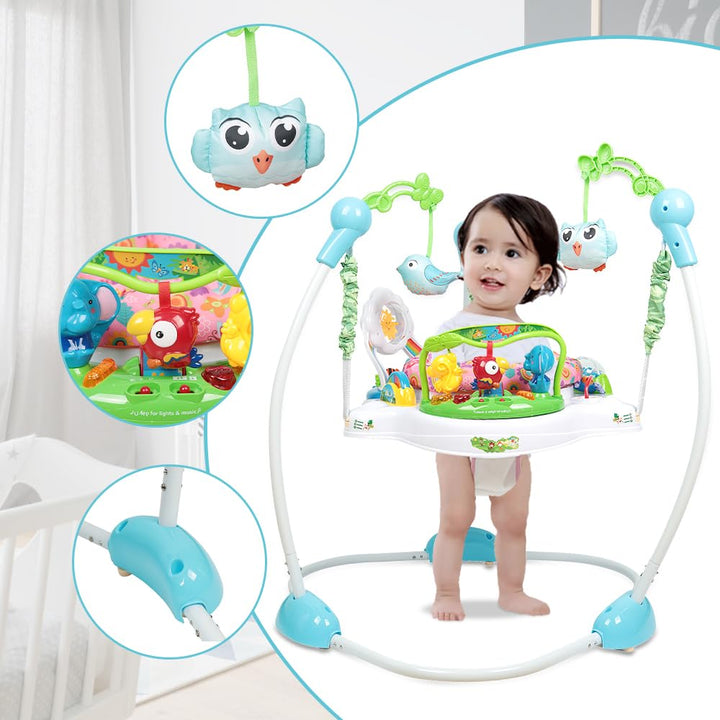 5-in-1 Lauflernhilfe für Babys, mit verstellbaren Höhen, Gehfrei Babywalker ab 6 Monate, bis zu 25 k