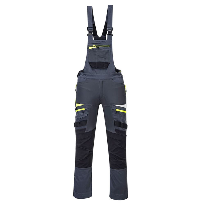 Portwest DX4 Latzhose, Grösse: L, Farbe: Metal Grau, DX441MGRL Metallgrau L, L Metal Grey