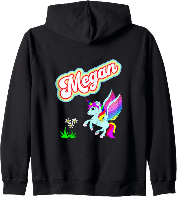 Einhorn Megan. Kapuzenjacke