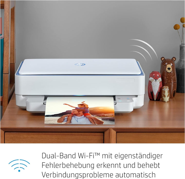 HP ENVY 6010e Multifunktionsdrucker (HP+, Drucker, Scanner, Kopierer, WLAN, Airprint) inklusive 6 Mo