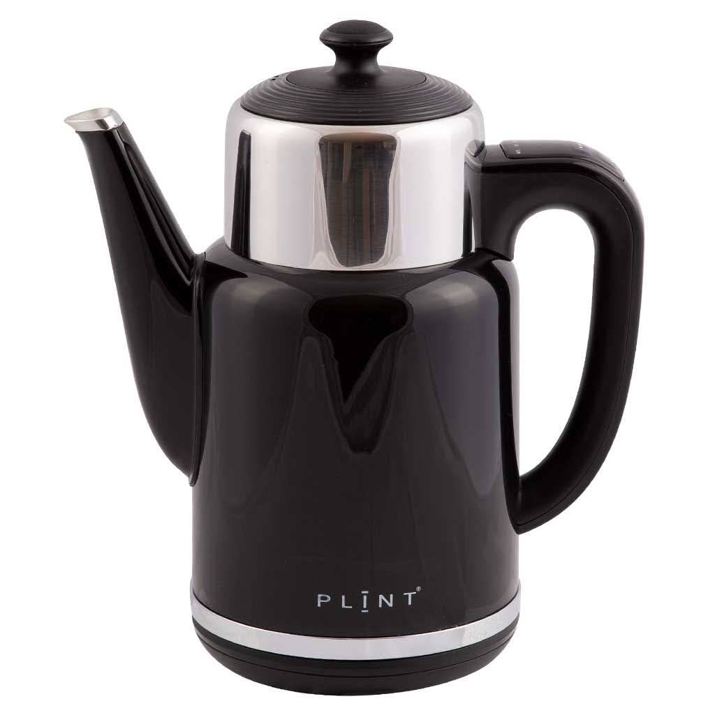 PLINT Black Kettle - 1,7 Litre Capacity - Double Wall Hot Water Kettle for Tea and Coffee - Fast Boi