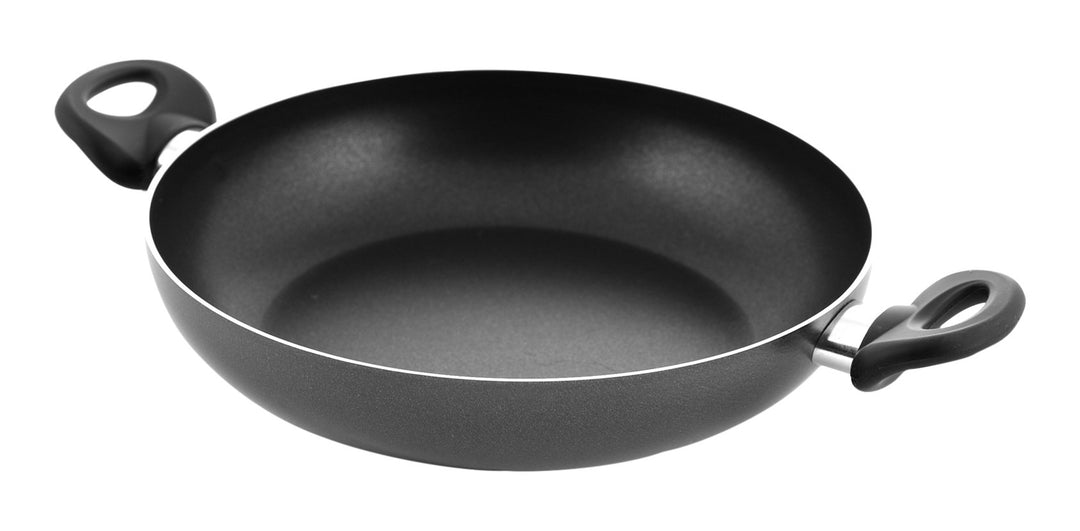 Home Maitre Pfanne mit 2 Griffen, Antihaftbeschichtung, 26 cm, Metall, Anthrazit/schwarz