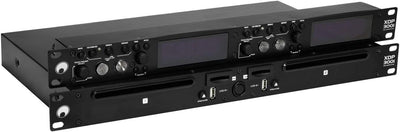 OMNITRONIC XDP-3001 CD-/MP3-Player | Doppel-CD- und MP3-Player für CD, USB und SD