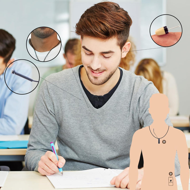 PingaOculto Spion Kopfhörer Bluetooth Prüfung Mini VIP Pro Unsichtbare Kopfhörer Handy Mikrofon Kabe