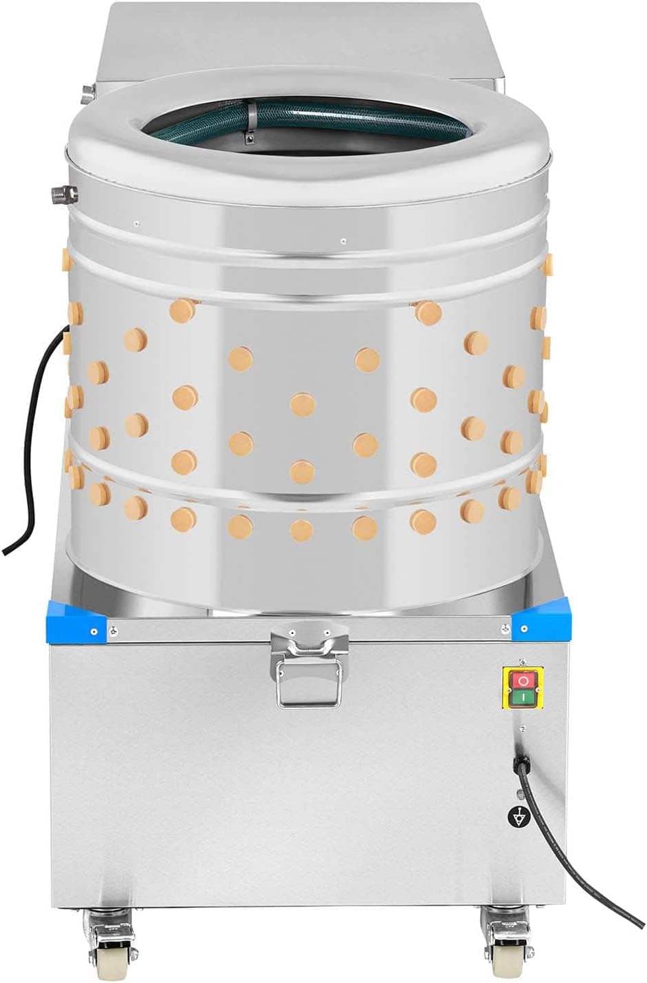 Wiesenfield WIE-PPS-55 Rupfmaschine und Brühkessel für Geflügel Trommel 55 cm 3-4 Hühner pro min Rup