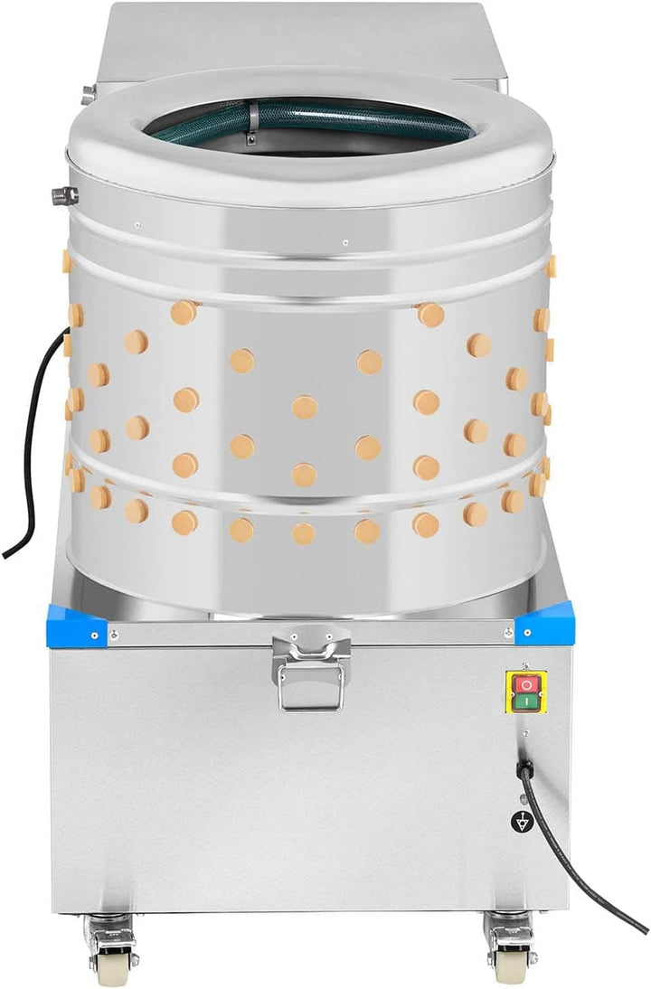 Wiesenfield WIE-PPS-55 Rupfmaschine und Brühkessel für Geflügel Trommel 55 cm 3-4 Hühner pro min Rup