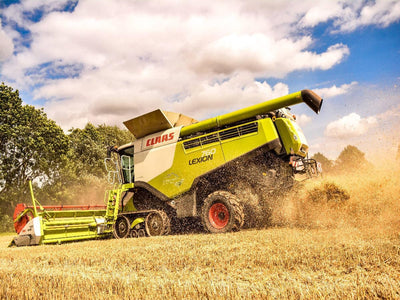 CALVENDO Puzzle Landwirtschaft - Giganten im Kornfeld 1000 Teile Lege-Grösse 64 x 48 cm Foto-Puzzle