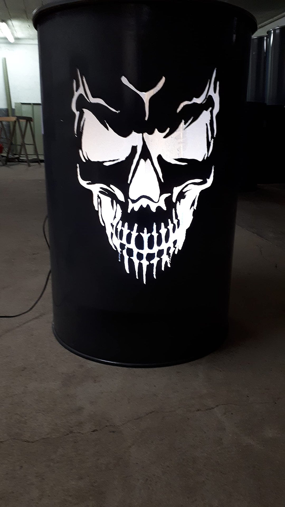 Feuertonne mit Motiv (Wunschmotiv), Wunschmotiv