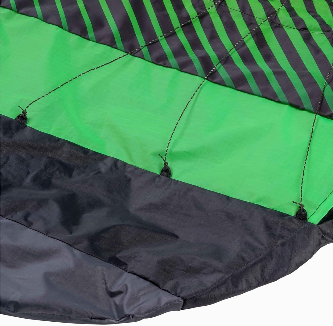 Wolkenstürmer® Paraflex Sport 2-Leiner Lenkmatte 2.3 grün - „Ready to Fly“ Lenkmatte inkl. Lenkbar -