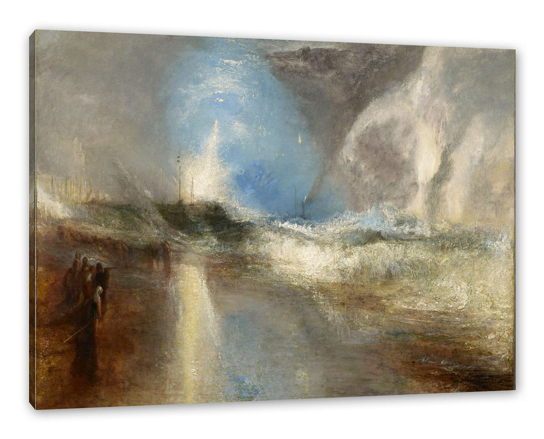 Generisch William Turner - Rockets and Blue LightsClose at Hand als Leinwandbild / Grösse: 100x70 cm