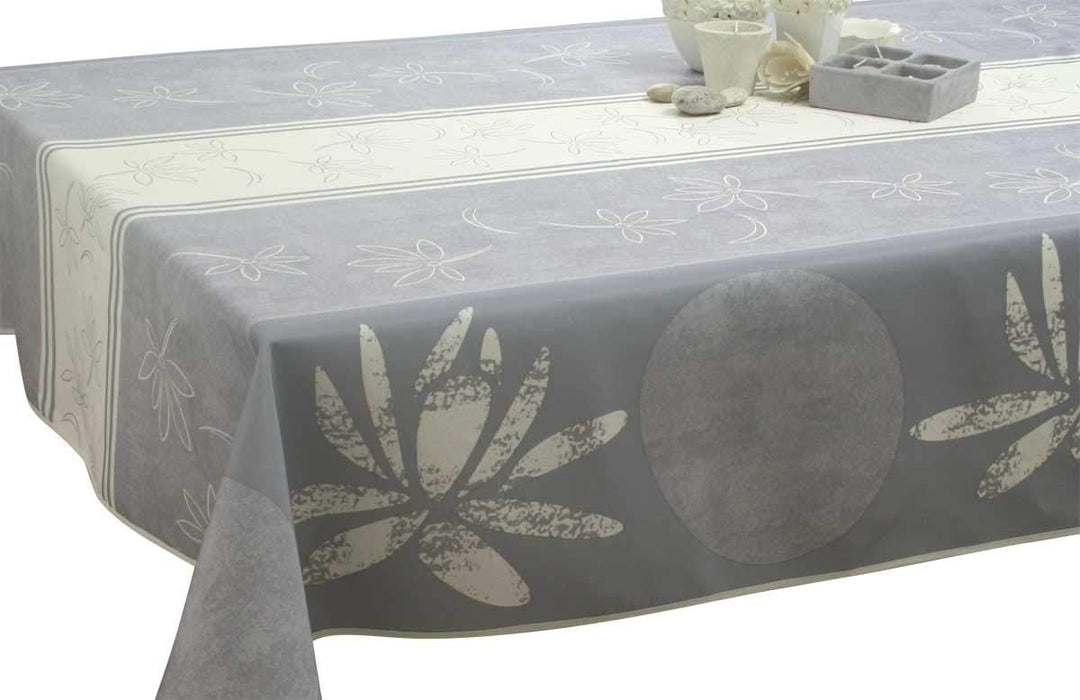 Le linge de Jules Tischdecke Fleckabweisende Lotus Ecru - Rechteckig 150 x 300 cm 300 x 150 cm (Rech
