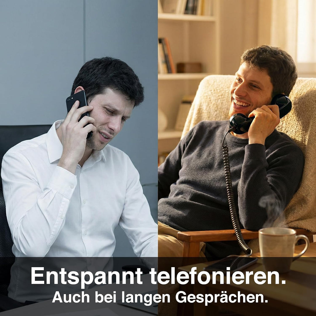 Opis Technology 60s Micro Lightning Edition Retro-Telefonhörer für iPhone 7 bis 14, inkl. MFi-zertif