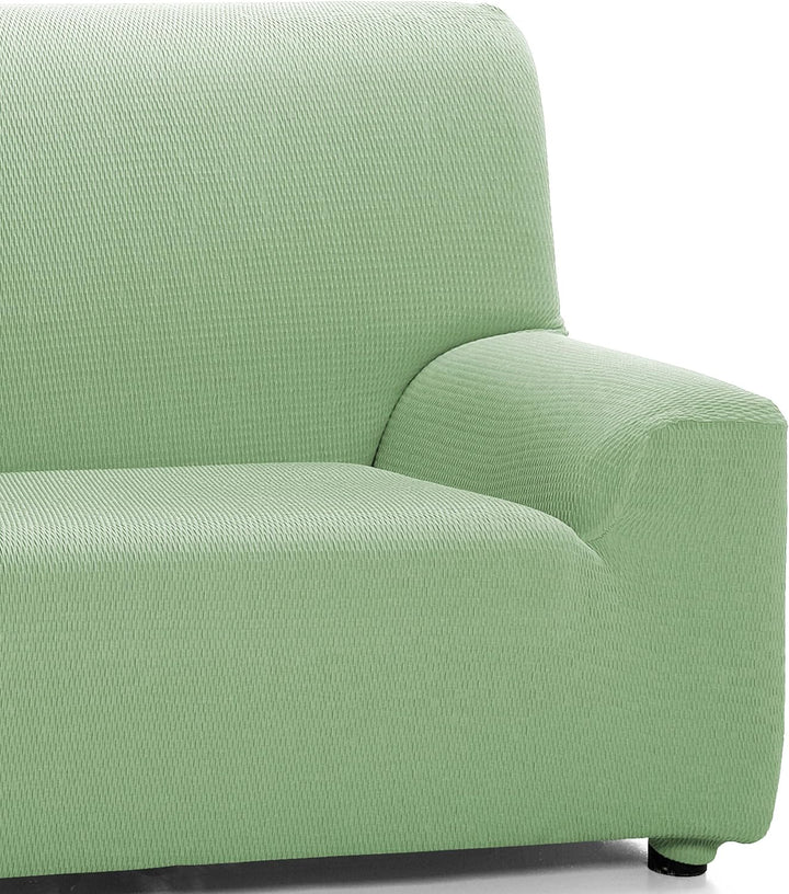 Martina Home tunez Elastischer Sofabezug, Baumwolle Polyester, Grün (Mus), 2 PLAZAS (120 a 190 cm)