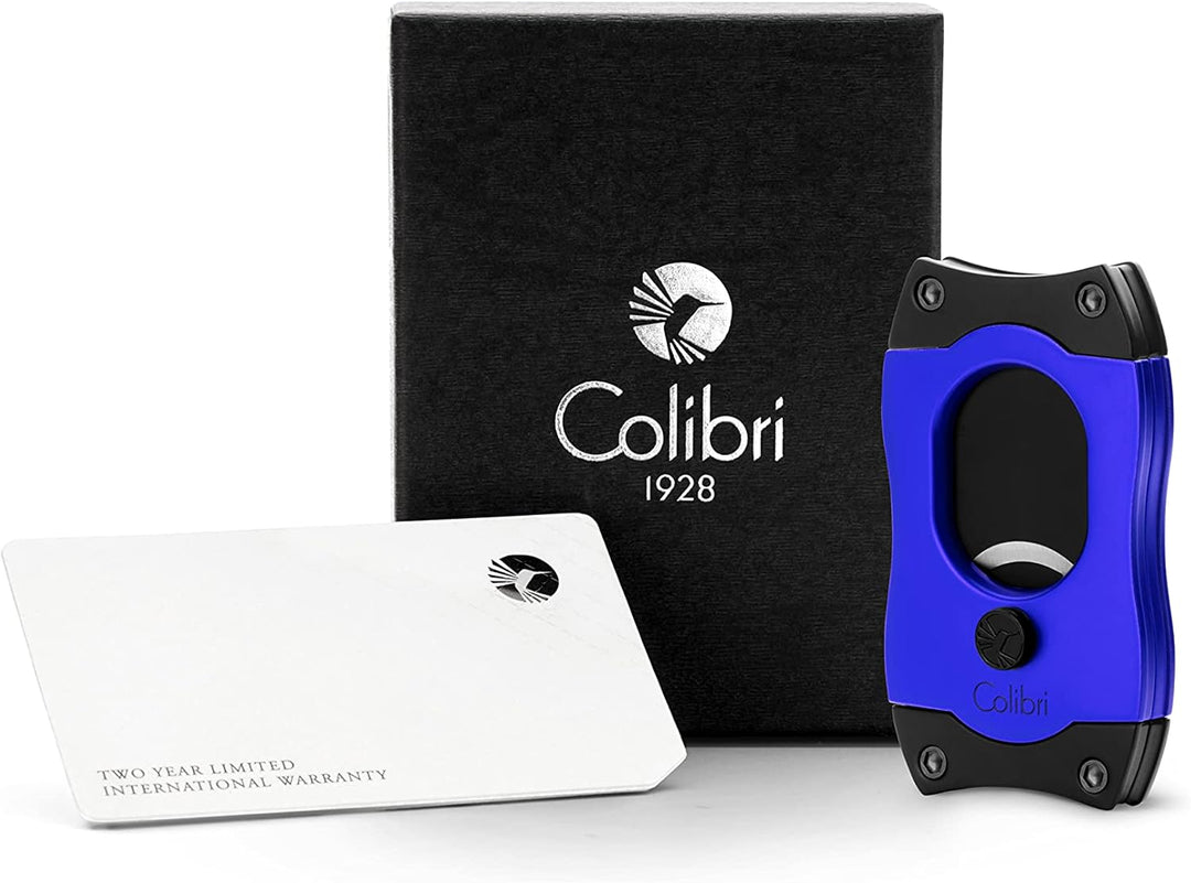 Colibri S-Cut Zigarrenschneider - Klassischer Gerader Schnitt - Bis zu 66 Ringmass Zigarren - Ergono