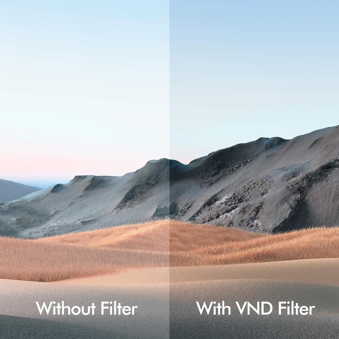 Magnetischer Variabler ND2-ND32 Filter (VND 1-5 Stops) für iPhone 17 Pro/Pro Max - Graufilter Effekt