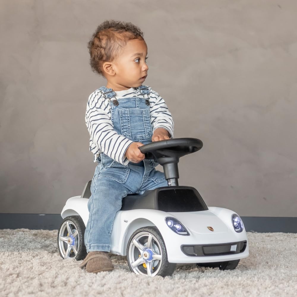 Bandits & Angels Porsche Carrera GT Rutshauto ab 1 Jahr für Jungen und Mädchen – Funktionierende Sch