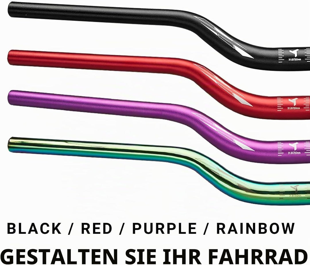 Corki Cycles Professioneller MTB Lenker 31,8mm, Fahrrad Lenker Aluminiumlegierung Leichter Fahrradle