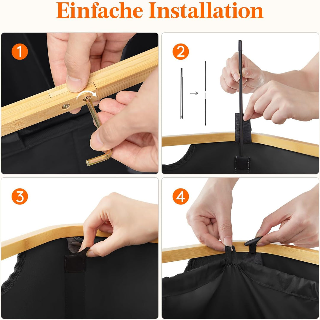 Lifewit 120L Pfandflaschen Sammelbehälter 2 fächer mit Deckel, Gross Pfandflaschen Behälter 2 Traget