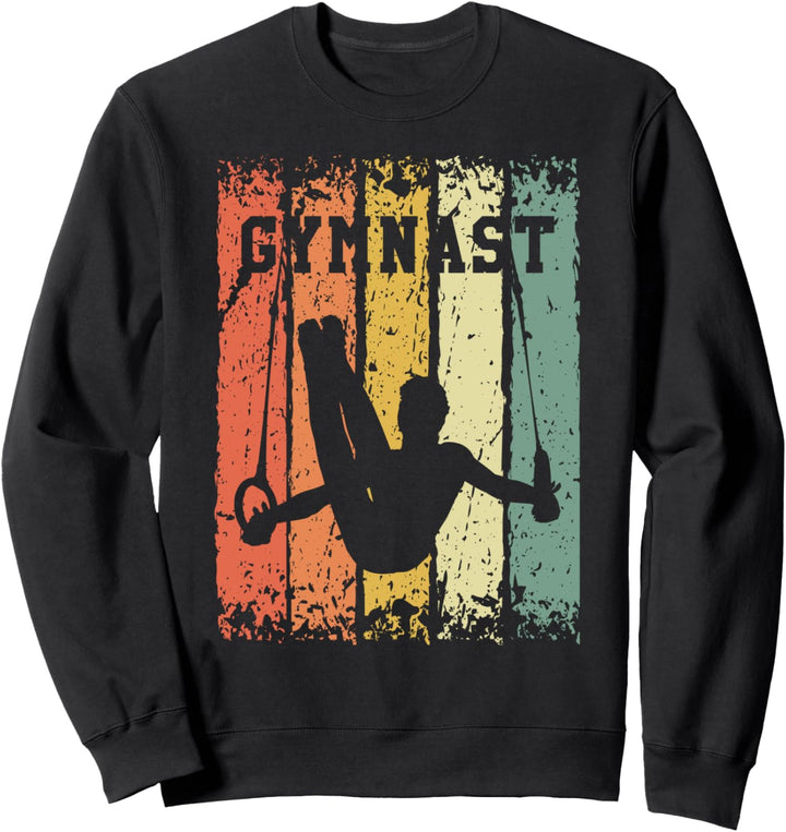 Retro Turner Gymnastik Leistungsturner Wettkampf Sweatshirt