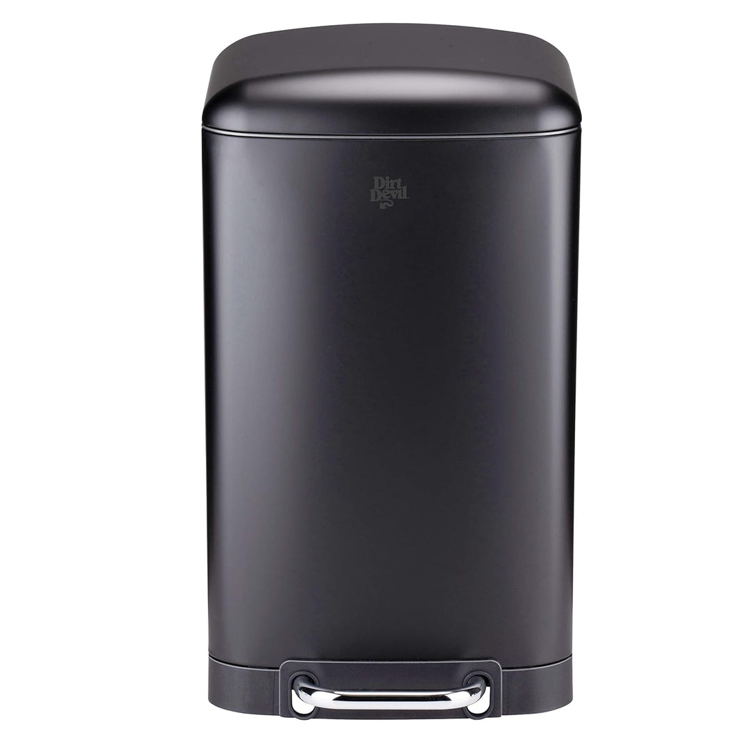 Dirt Devil Tretmülleimer 20L – Mülleimer Küche mit Soft Close – Abfalleimer aus Edelstahl – Herausne