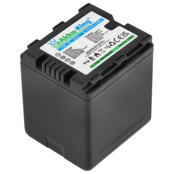 Akku-King Akku kompatibel mit Panasonic VW-VBN260 - Li-Ion 2500mAh - für HDC-SD800, HDC-SD900, HDC-S