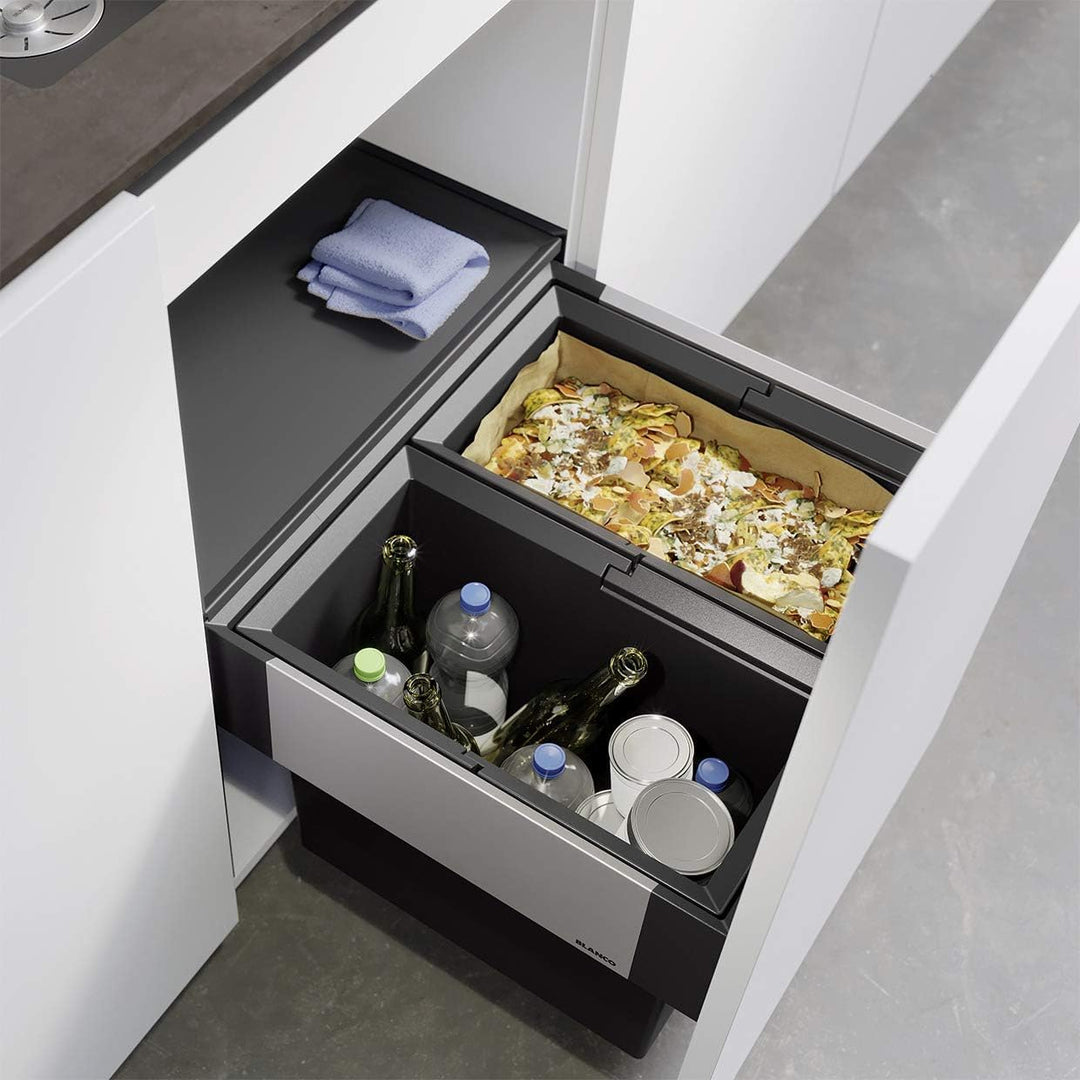 BLANCO SELECT II 50/2 | Kunststoff, Aluminium | 50er Unterschrank | Auszugssystem zur Frontanbindung