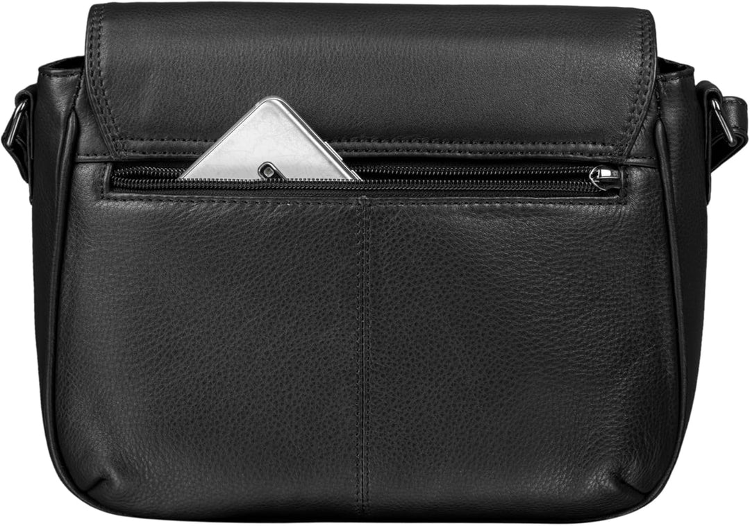 STILORD 'Violeta' Leder Umhängetasche Damen Vintage Handtasche klein Schultertasche Abendtasche Part