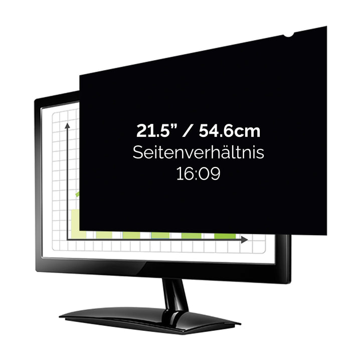 Fellowes PrivaScreen Blickschutzfilter für Laptop und Monitor-Widescreen 54,6 cm (21,5 Zoll) 21.5" W
