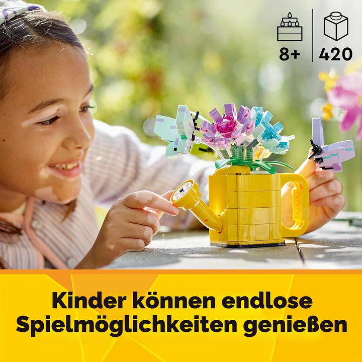 LEGO Creator 3in1 Giesskanne mit Blumen Set, Kinderzimmer-Deko &amp; Creator 3in1 Retro Kamera Spielzeug