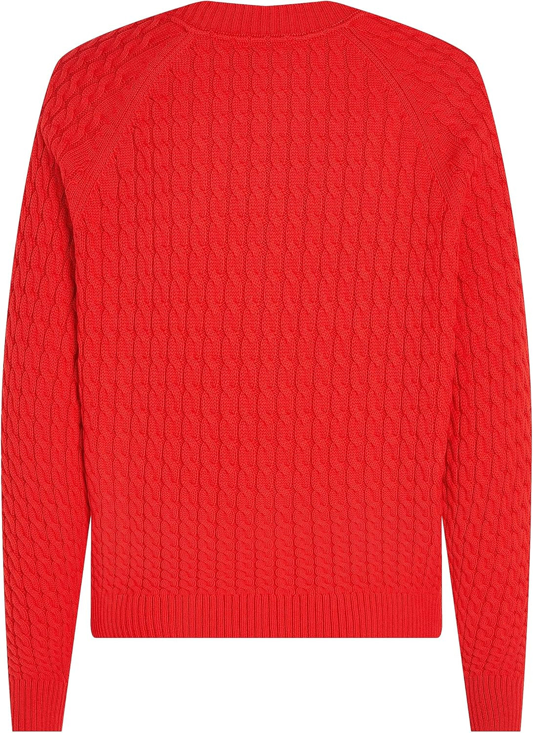Tommy Hilfiger Damen Strickjacken, L Orange (Fireworks)