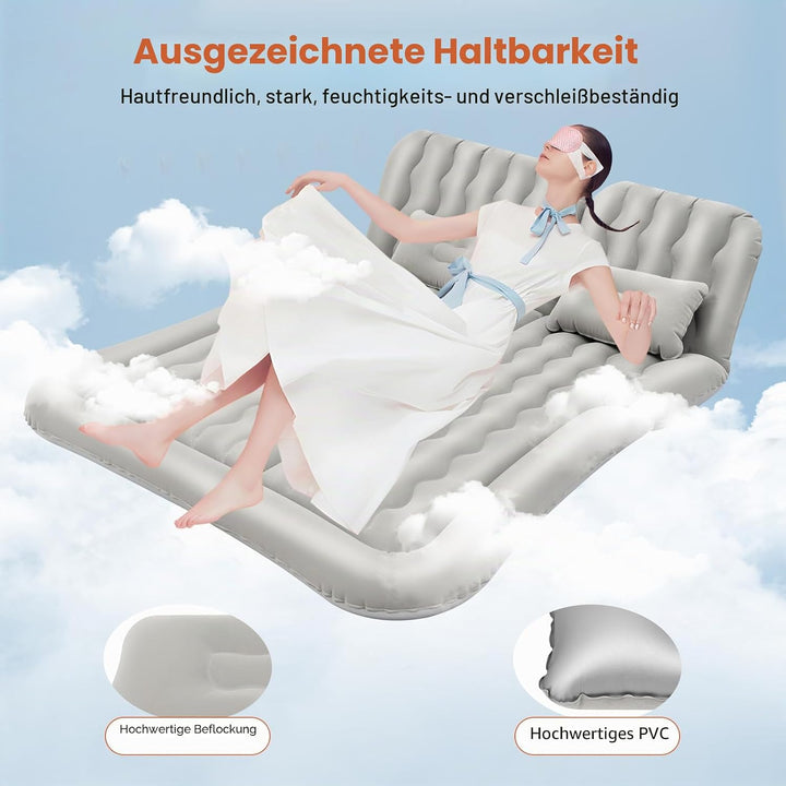 FUNYSF Auto Luftmatratze SUV aufblasbare Bett aufblasbare Camping Bett Combo Portable Bett, abnehmba
