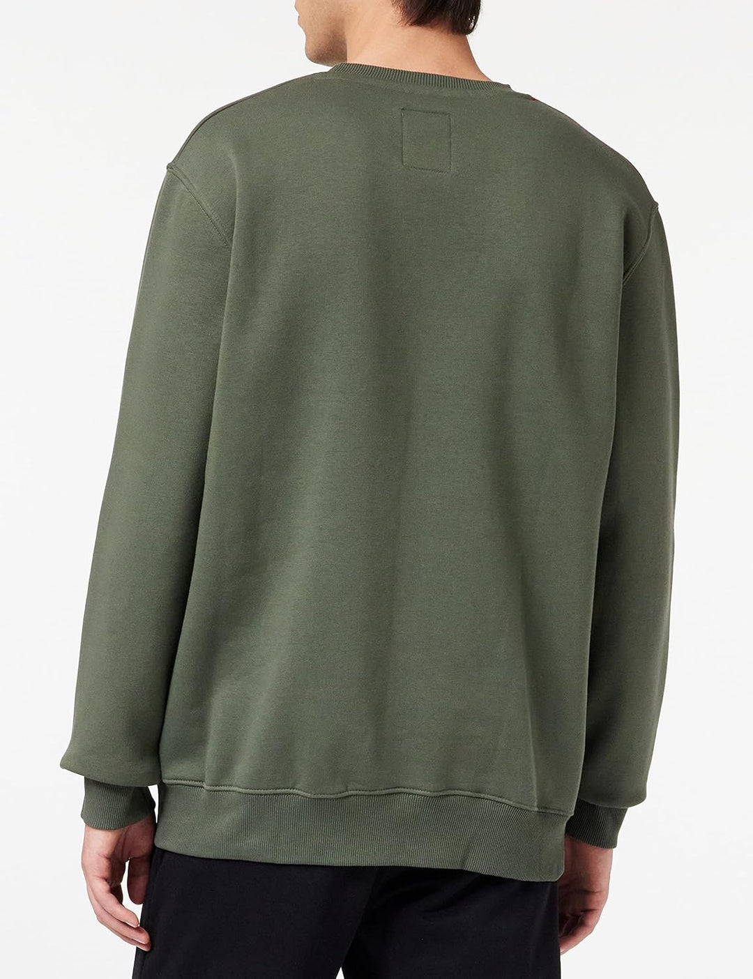 Alpha Industries Herren Basic Sweater Sweatshirt für Herren Sweatshirt (1er Pack) XL Dunkles Olivgrü