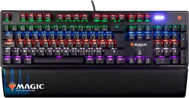 Konix Magic The Gathering Kabelgebundene mechanische Gaming-Tastatur AZERTY - Anti-Ghosting - 20 Lic