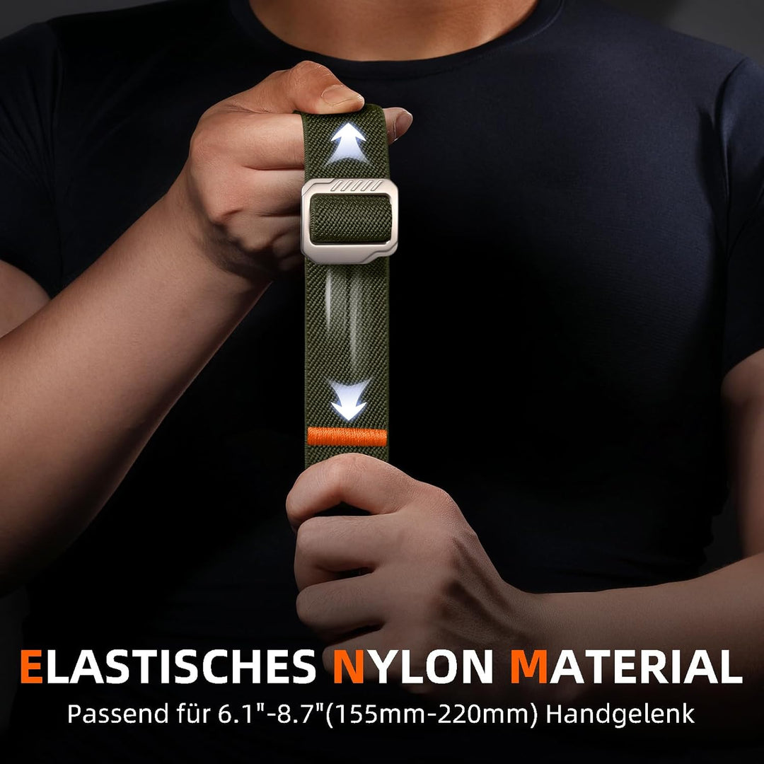 Laffav Armband Kompatibel mit Garmin Fenix 6X Pro Armband/Fenix 6X/Fenix 7X Pro/Fenix 7X Armband, Ny