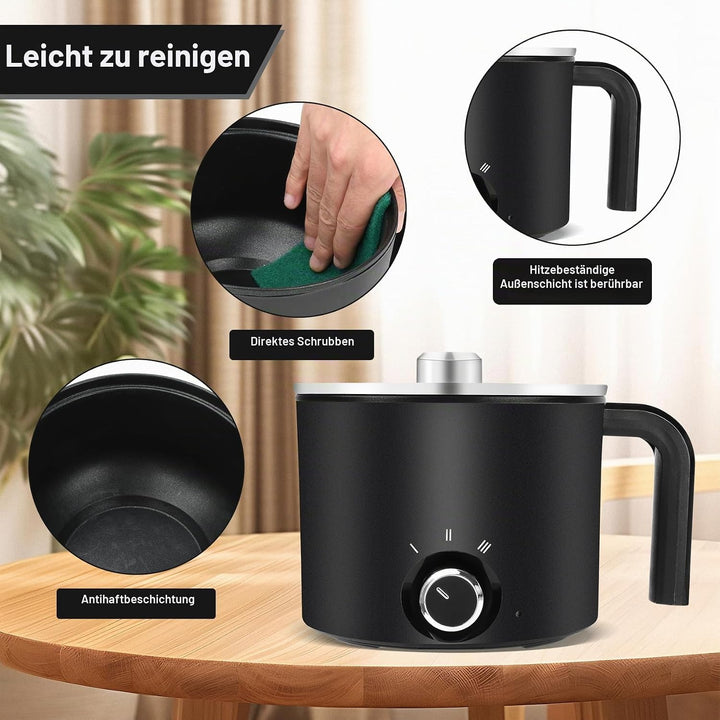 Elektrischer Wachsschmelzer 1,8L | Kerzen Selber Machen Set mit Zubehör | Wachsschmelzgerät für Soja