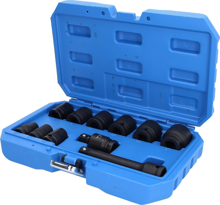 BRILLIANT TOOLS BT022645 1/2" Kraft-Stecknuss-Satz, sechskant, 11-TLG. [Powered by KS Tools]