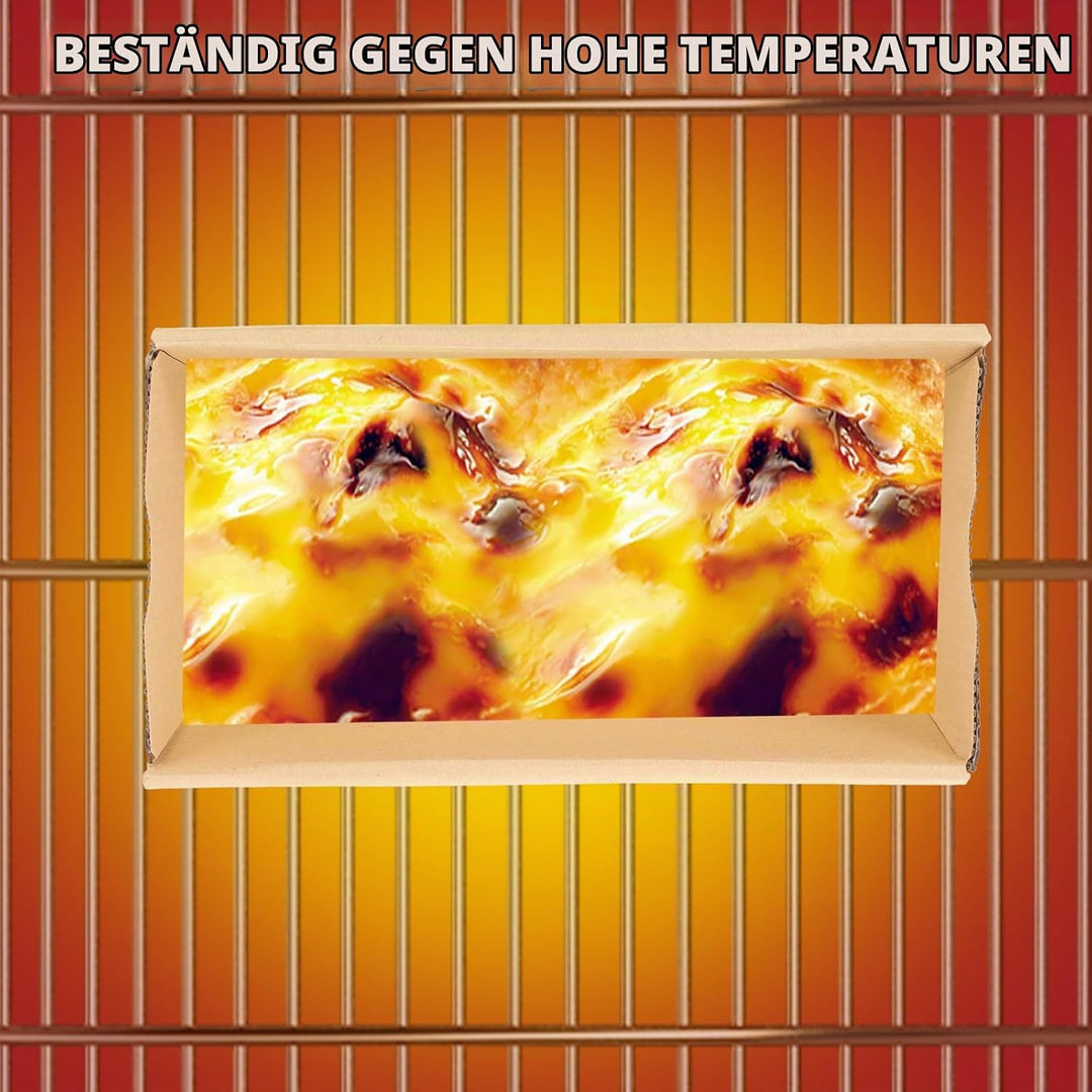25 Stück Papier-kastenformen zum Backen von Mini-kastenformen, Ölbeständige Papier-kuchenhalter, Sta