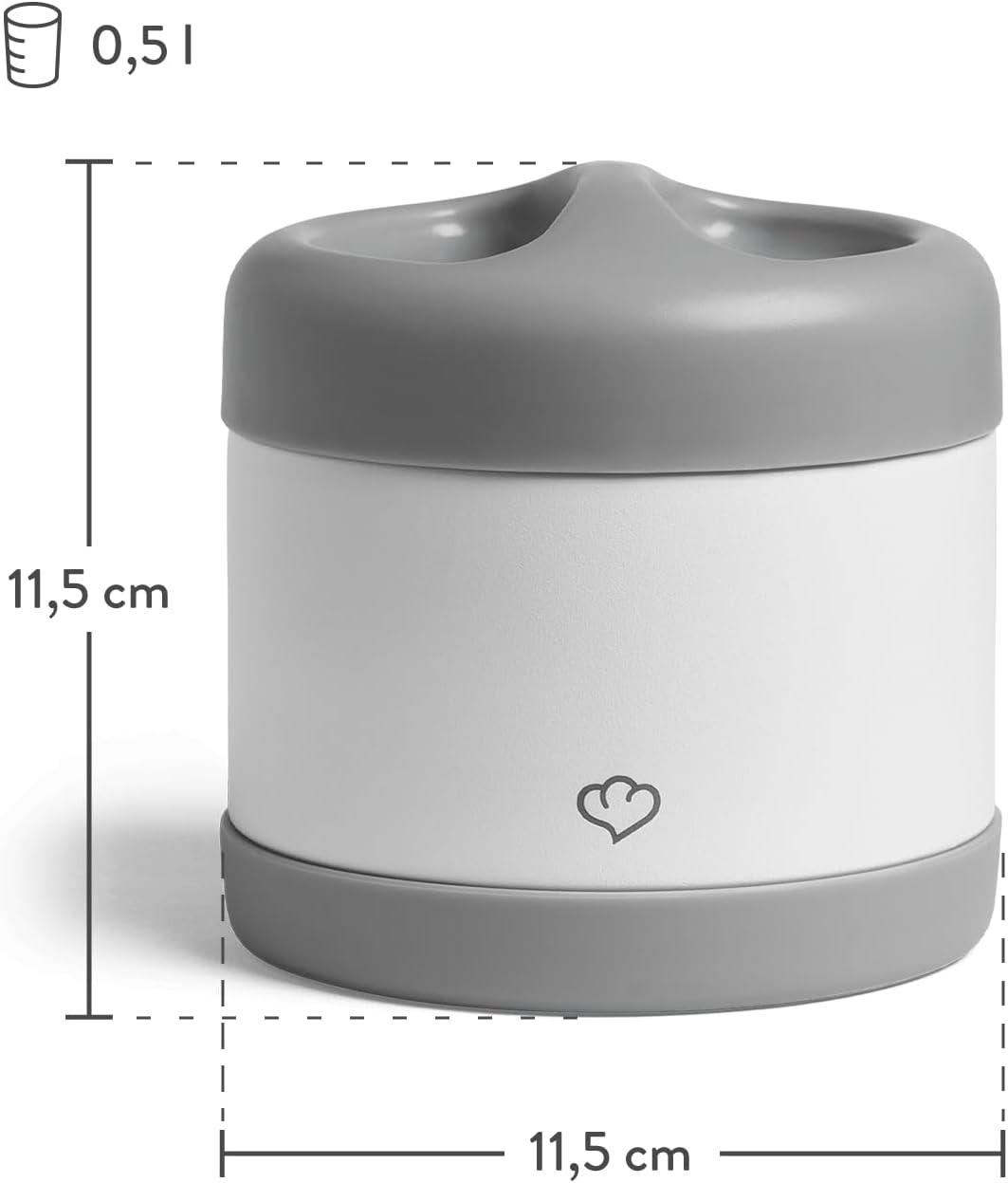 SPRINGLANE Thermobehälter für Speiseeis 2er-Set 500 ml, Edelstahl, Speiseeisbehälter To Go, Gefrierd