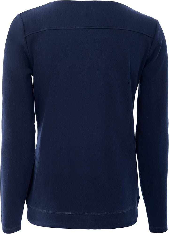 s`questo Damen Sweater Casual 36 Blau, 36 Blau