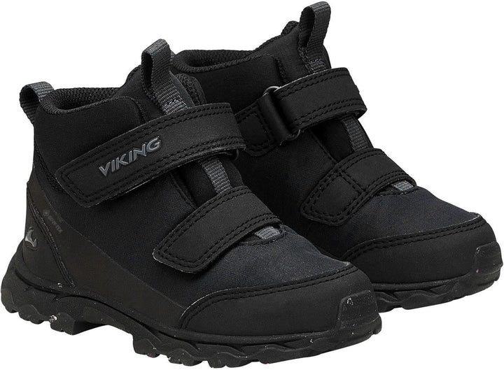 Viking Unisex Kinder Ask Mid GTX Walking Shoe 28 EU Black Charcoal, 28 EU Black Charcoal