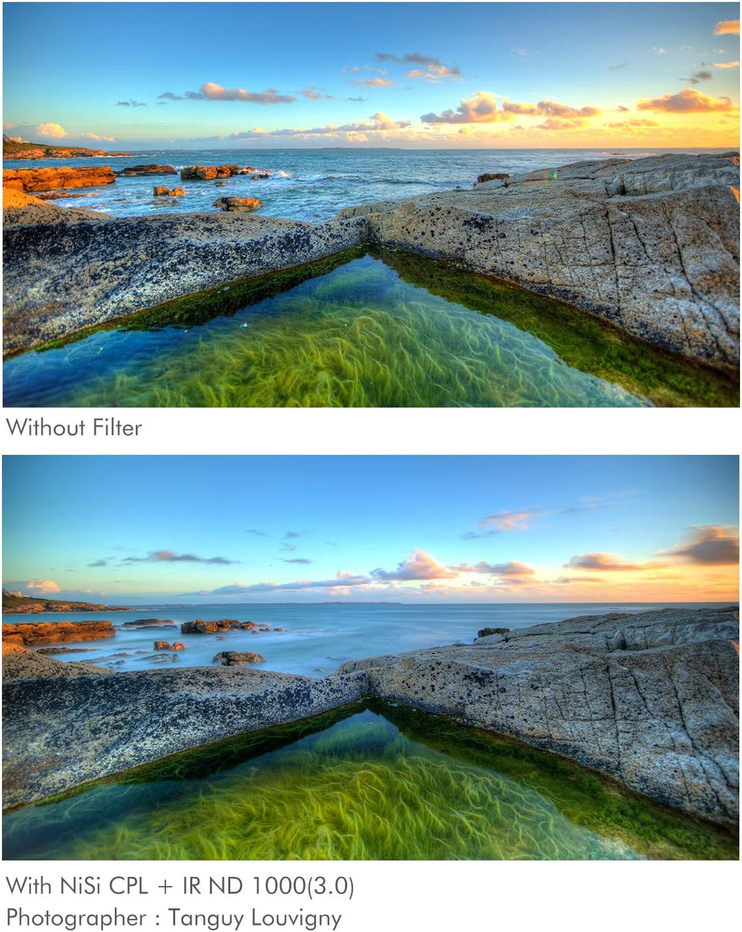 NiSi Neutral-Graufilter 75x80mm IR ND1000 3.0 (10-Blenden) ND Filter ND 1000, ND Filter ND 1000
