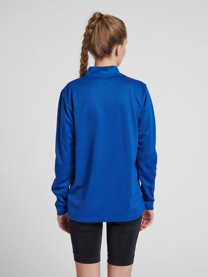hummel Halbreissverschluss Sweatshirt Hmlauthentic Damen XS Blau, XS Blau