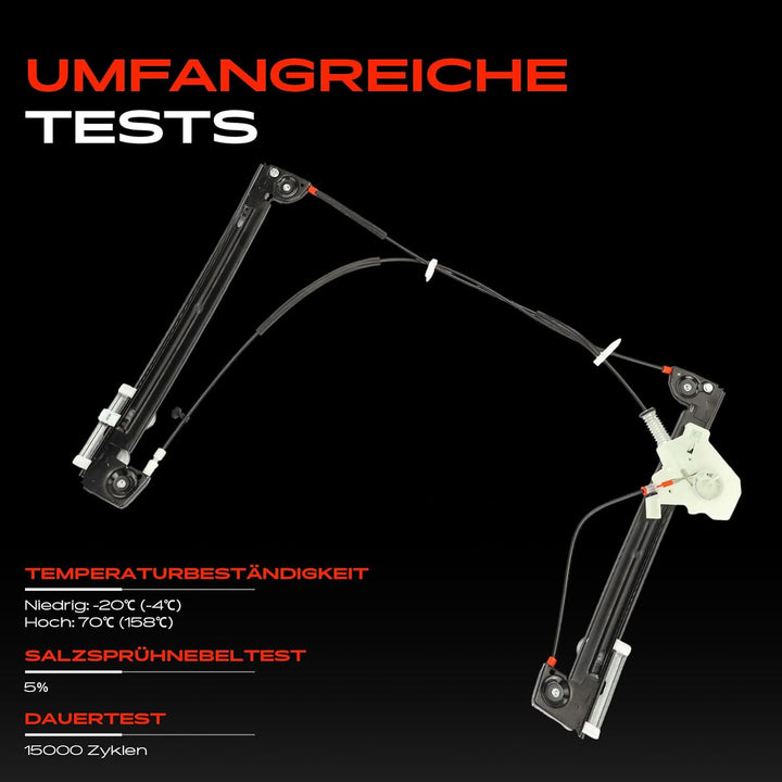 Frankberg Fensterheber Vorne Links Kompatibel mit M-i-n-i R50 R52 R53 Coo-per One Works Schrägheck C