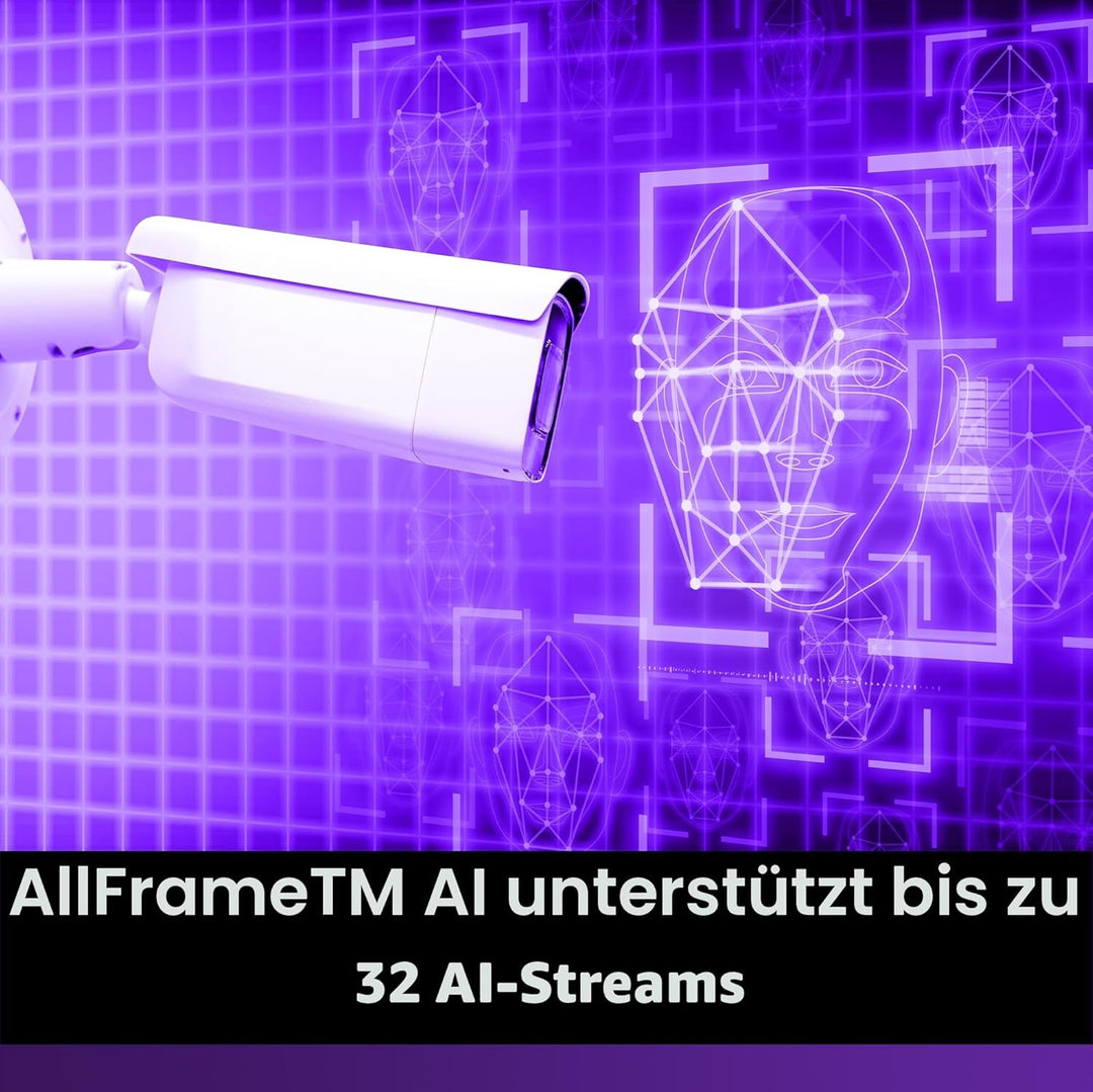 WD Purple interne Festplatte 2 TB (3,5 Zoll, Festplatte für Überwachungskamera, AllFrame-Technologie